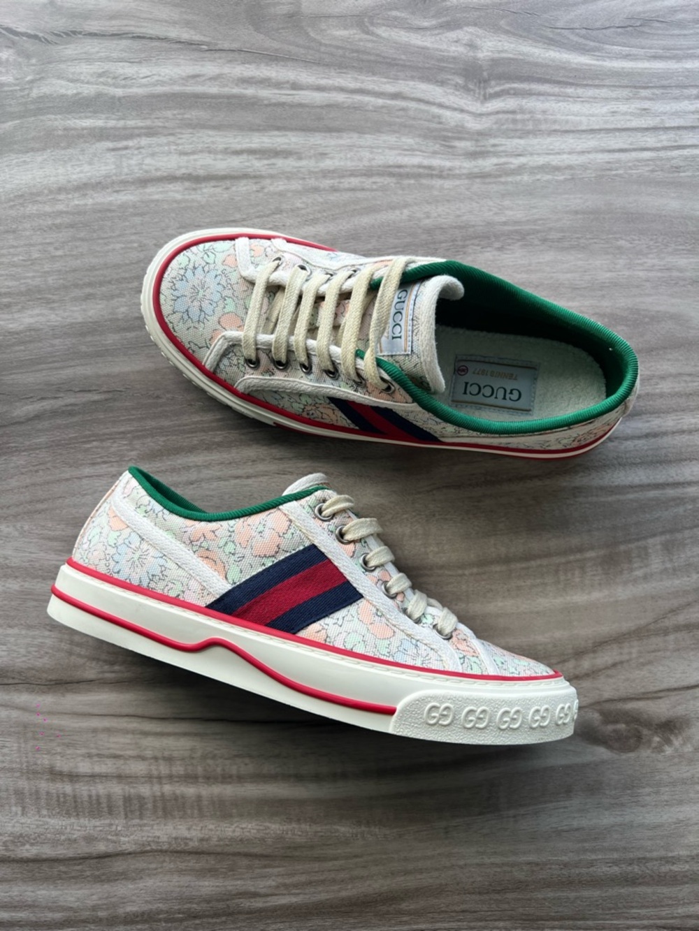 Liberty of London x Gucci Tennis 1977 Floral Size 6.5 Women’s (EU 36.5)